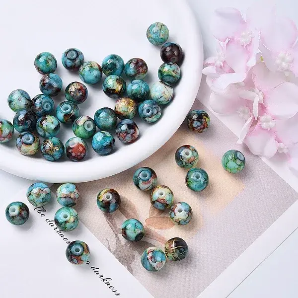 Baking Paint Glass Beads