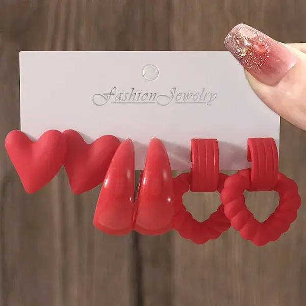 CCB Plastic Earring Sets