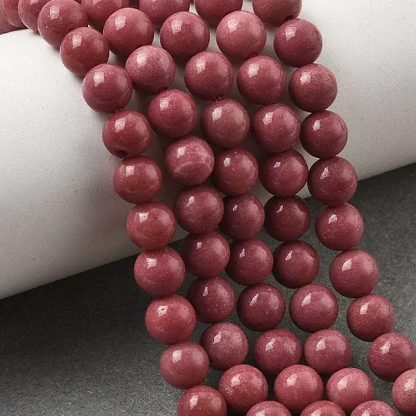 Dyed Natural Malaysia Jade Beads Strands