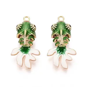Brass Enamel Pendants