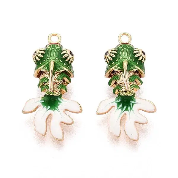 Brass Enamel Pendants