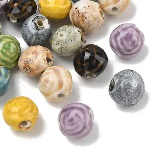 Vintage Handmade Porcelain Beads