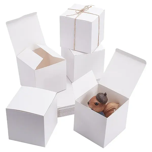 30Pcs Square Paper Storage Gift Cases