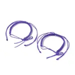 2Pcs Nylon Braided Bracelet Makings