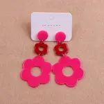 304 Stainless Steel Dangle Stud Earrings