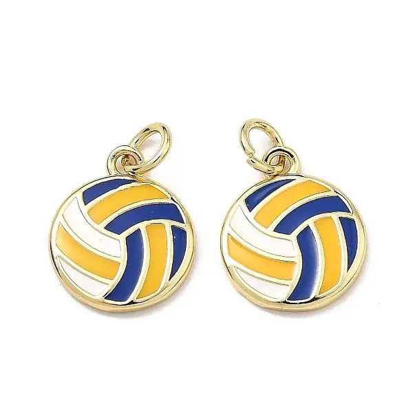 Brass Enamel Pendants