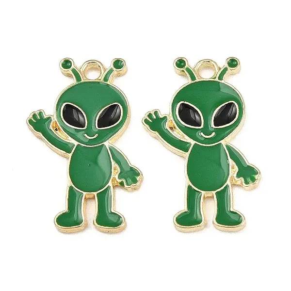 Extra-terrestrial Alloy Enamel Pendants