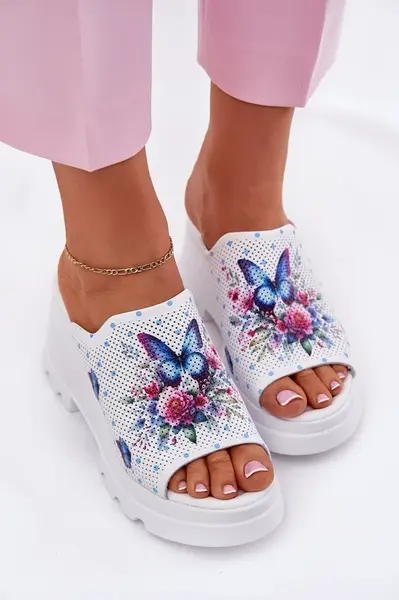 Boto Dámské Kožené Sandały Na Klínu Artiker