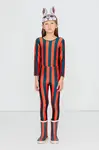 Tinycottons  legíny dětské RED-BLUE STRIPES SHINY LEGGINGS