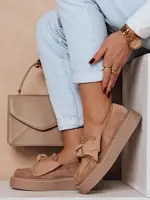 Dámské mokasíny na platformě LOFTIS khaki