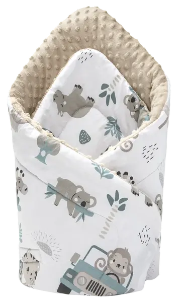 Medi Partners Double-Sided Baby Wrap Cotton + Minky