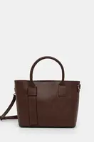 Kožená kabelka Answear.LAB hnědá barva