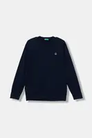 Dětský bavlněný svetr United Colors of Benetton tmavomodrá barva, 120YC108S