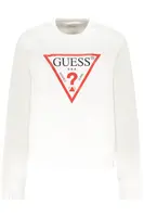 Bílá mikina Guess s logem