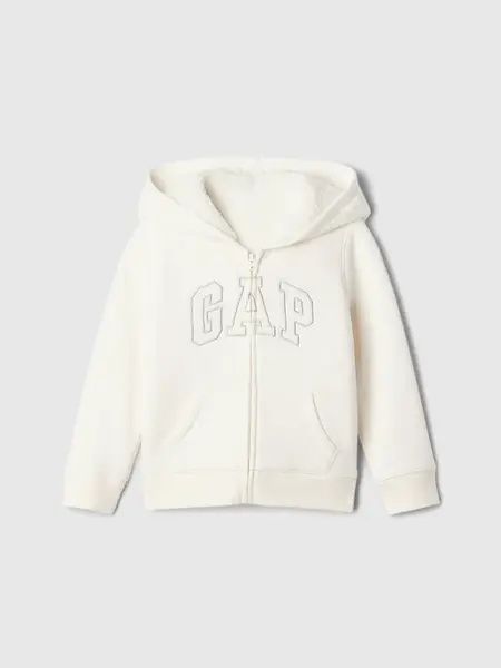 GAP Baby sherpa mikina s logem - Holky