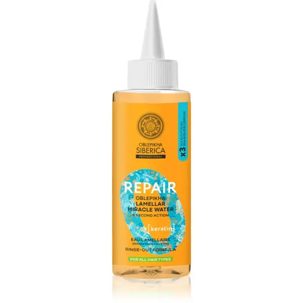 Natura Siberica Oblepikha Siberica Repair micelární voda pro posílení a lesk vlasů 200 ml