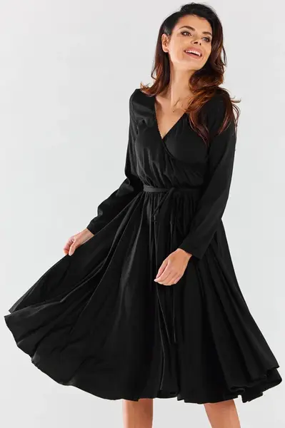 Awama Woman's Dress A471 Black