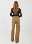 Dámské jednobarevné kalhoty camel