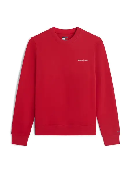 Tommy Jeans Mikina 'Logo'  červená