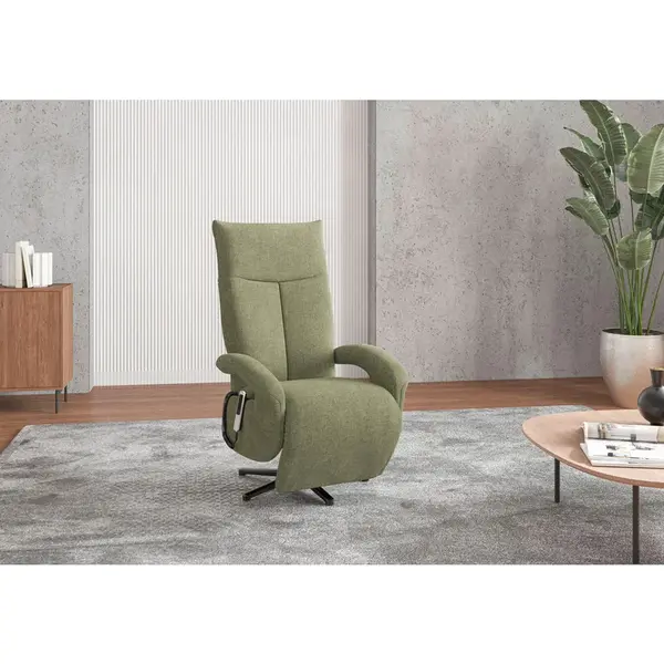 Sit & More KŘESLO, textil, světle zelená