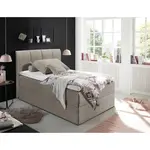 MID.YOU POSTEL BOXSPRING, 120/200 cm, jílová barva