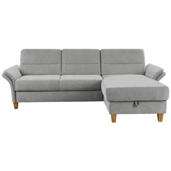 Sit & More ROHOVÁ SEDAČKA, textil, světle šedá