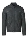 KOROSHI Prechodná bunda  čierny denim