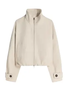 Bershka Prechodná bunda  béžová
