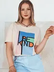 Dámske tričko KINDBE brzoskwiniowy