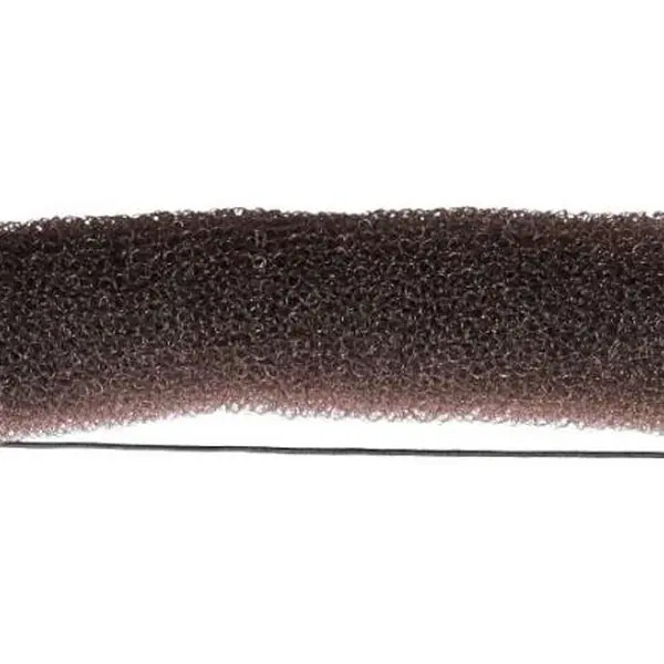 Výplň do drdolu Duko s gumičkou 12g - hnědá, 20 cm (5339-brown) + dárek zdarma