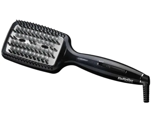 Nahřívací žehlící kartáč na vlasy Babyliss Smoothing Heated Brush - černý (HSB101E) + dárek zdarma