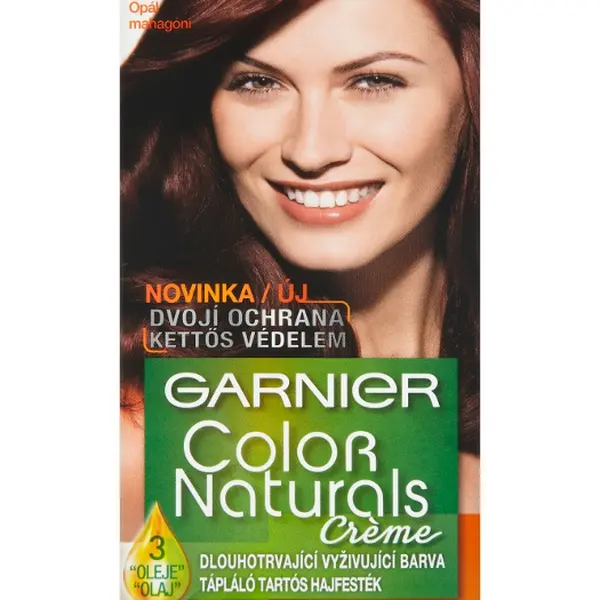 Permanentní barva Garnier Color Naturals 5.25 opálová mahagonová + dárek zdarma
