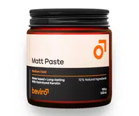 Matující pasta na vlasy se střední fixací Beviro Matt Paste Medium Hold - 100 g (BV306) + dárek zdarma