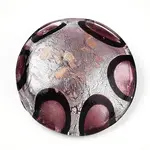 Handmade Gold & Silver Foil Lampwork Pendants