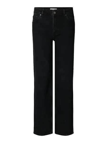 SELECTED Džínsy 'SLFBEA-KORI'  čierny denim