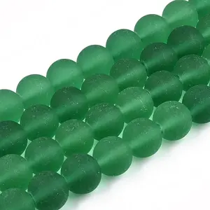 Transparent Glass Beads Strands