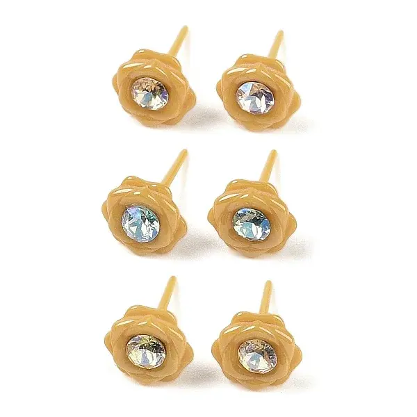 Hypoallergenic Bioceramics Zirconia Ceramic Stud Earrings