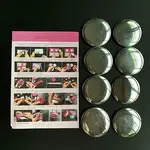 8Pcs Aluminium Macaron Bag Button