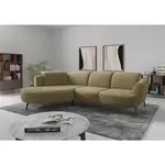 Sit & More ROHOVÁ SEDAČKA, textil, olivově zelená