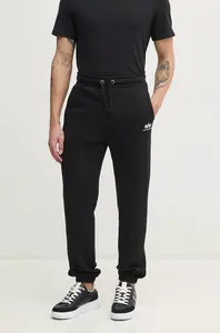Alpha Industries teplákové nohavice pánske s bavlnou Basic