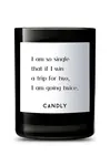 Candly - Vonná  sójová sviečka I am so single 250 g