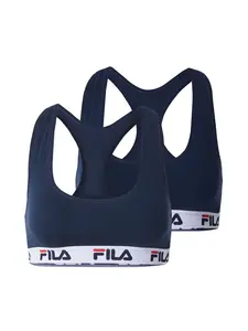FILA Podprsenka  tmavomodrá / červená / biela