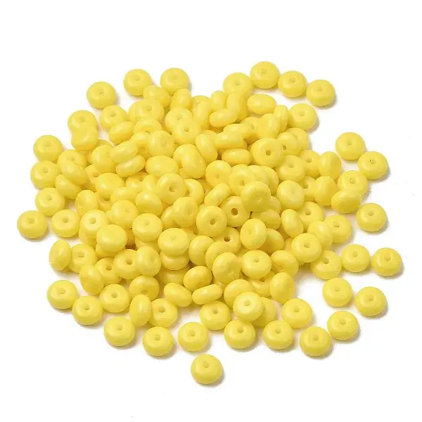 Baking Paint Opaque Glass Beads
