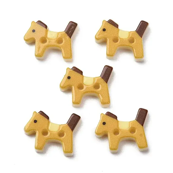 2-Hole Opaque Resin Buttons