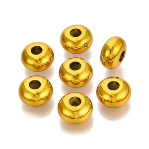 UV Plating Opaque Acrylic European Beads