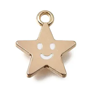 Alloy with Enamel Charms