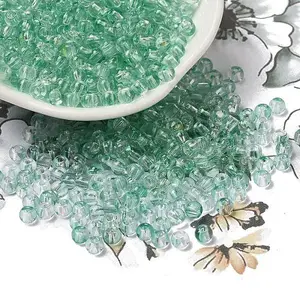 Transparent Colours Glass Round Beads