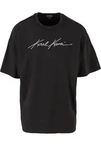Karl Kani Tričko 'Autograph'  čierna / biela