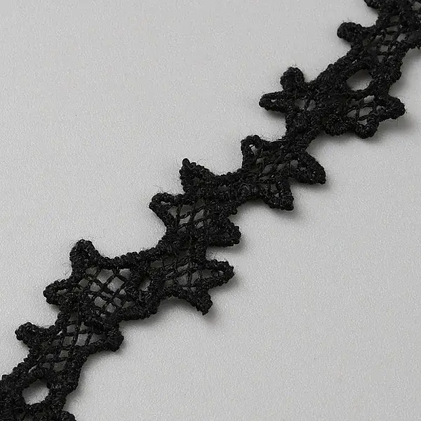 Star Polyester Lace Trim Ribbon