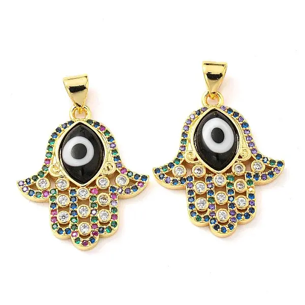 Brass Cubic Zirconia Pendants